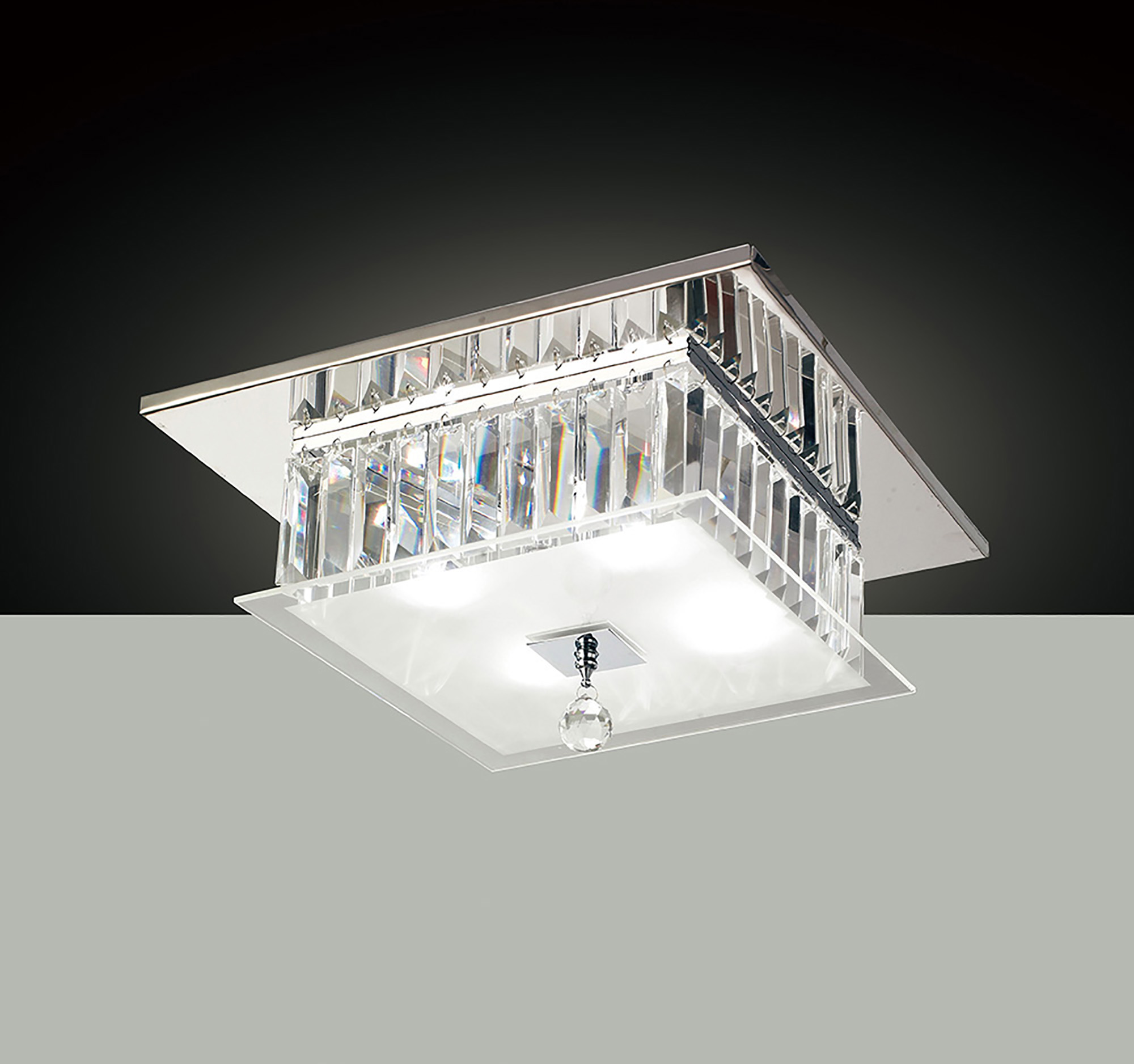 Tosca Crystal Ceiling Lights Diyas Flush Crystal Fittings Tosca Crystal Ceiling Lights Diyas Flush Crystal Fittings